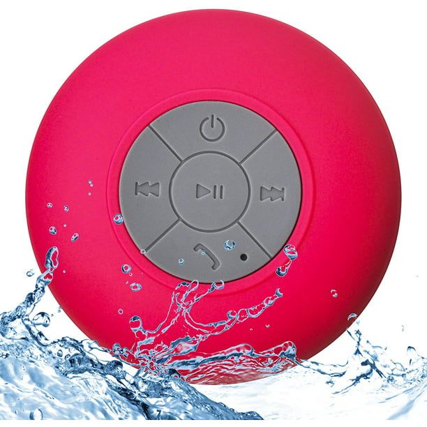 Waterproof Bluetooth Wireless Speaker Handsfree Music Mic Suction Car Shower
